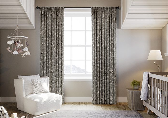 Rajah, Ash - Made to Measure Curtains - Image 3